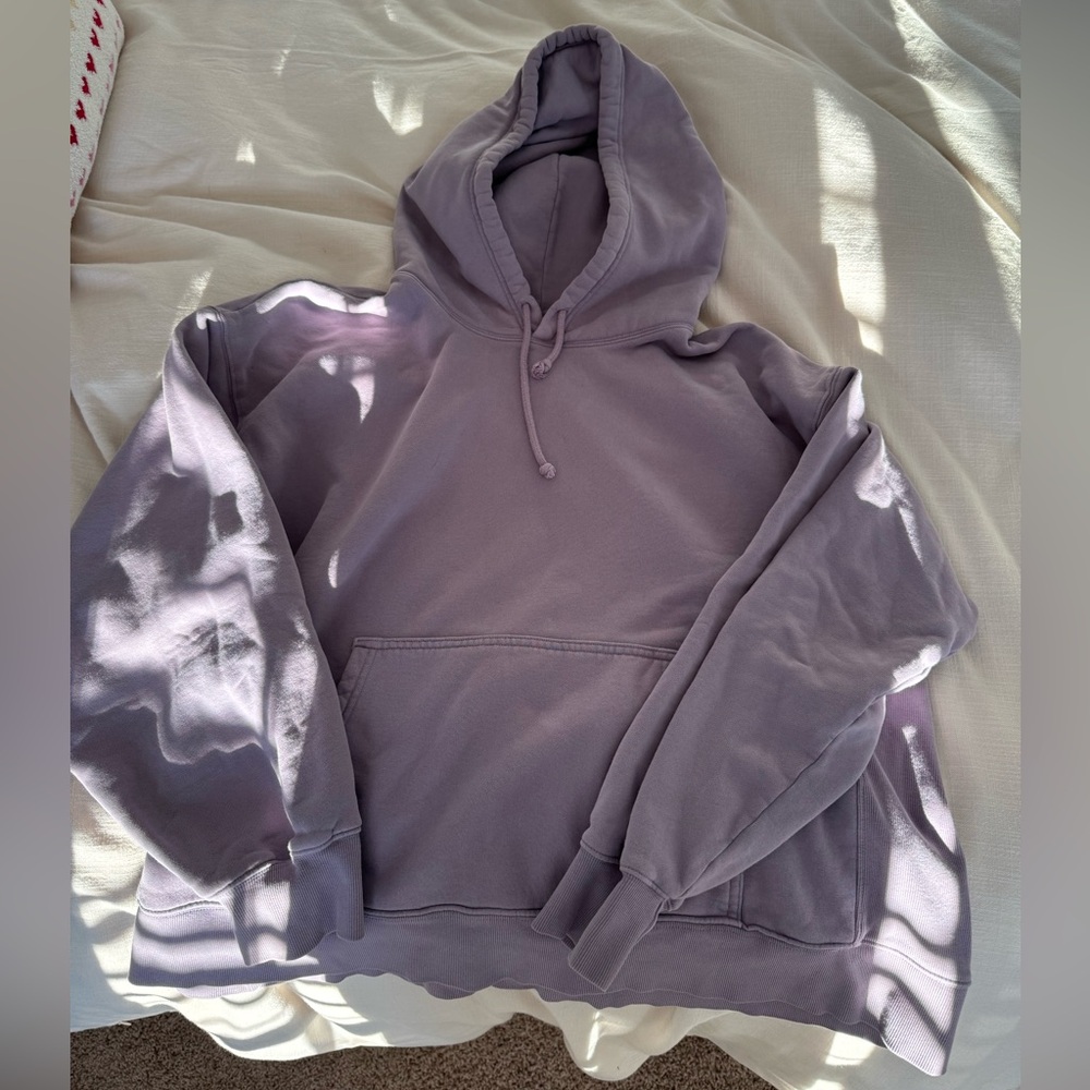 aritzia tna cozy fleece boyfriend hoodie